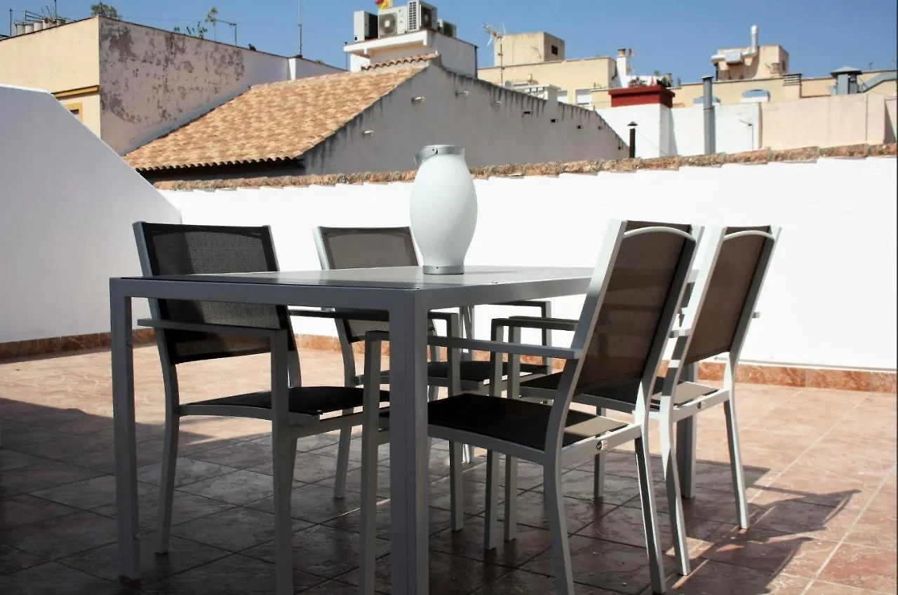 Duplex Merced10 3G Terraza Málaga 0*,